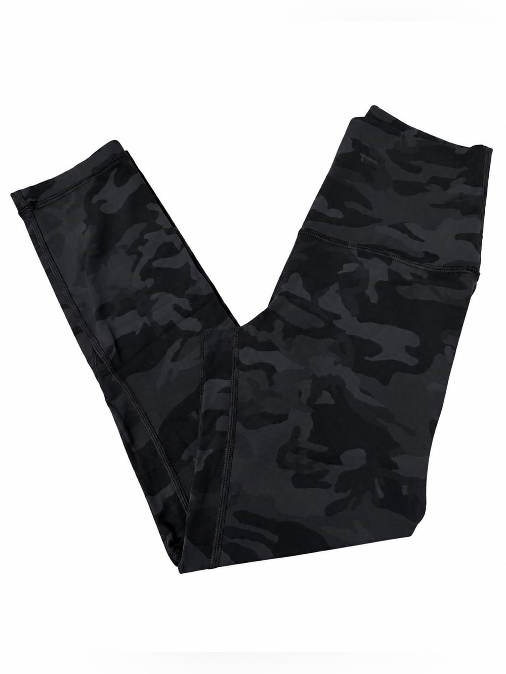 Lululemon Black Camo Leggings – Size 2